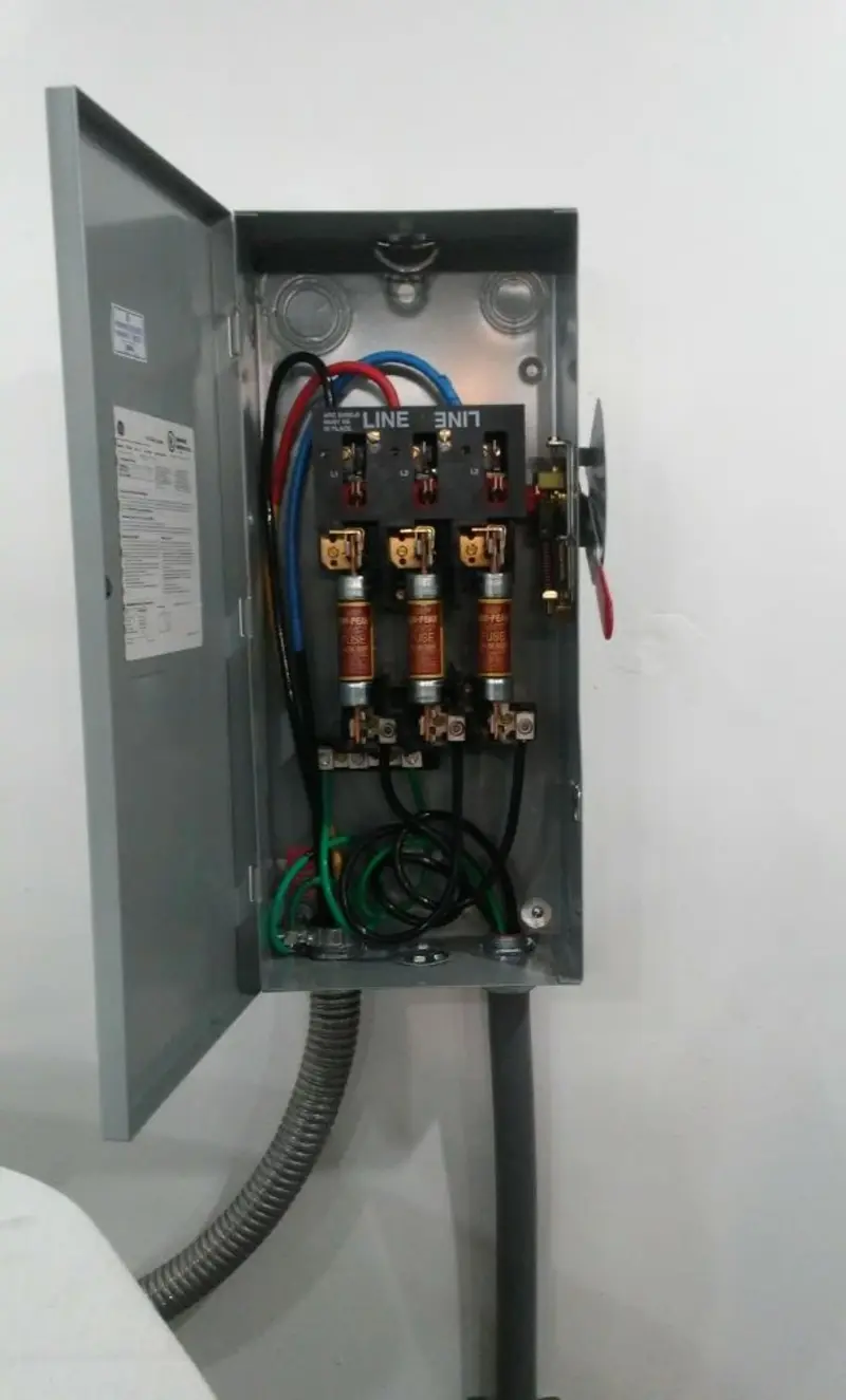 Three-phase disconnect switch installed for Electrical Wiring & Rewiring in Travelers Rest
