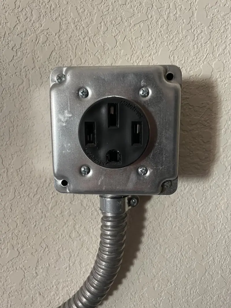 NEMA 14-50 outlet installed for Smart Home Electrical in Travelers Rest